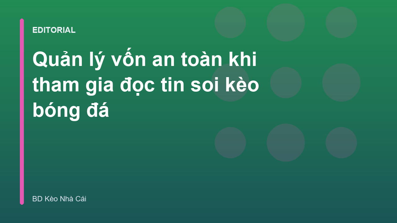 Người chơi đang phân tích tài chính và soi kèo bóng đá